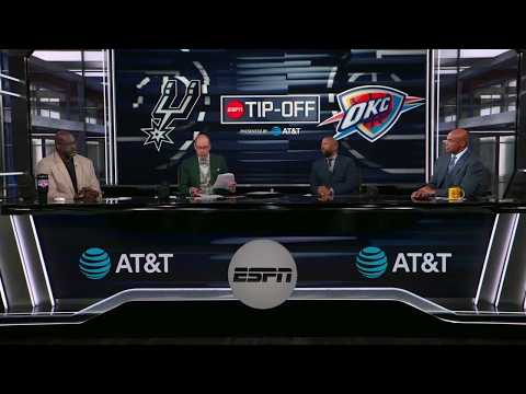 "You can't play hardstyle against Wemby" - Chuck & Shaq on Spurs beat Thunder in Game 1 WCF thumbnail
