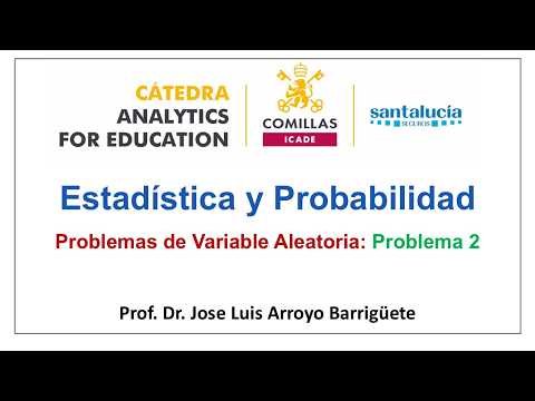 Estadística y Probabilidad. Tema 6: Variable Aleatoria - Problema 2 thumbnail
