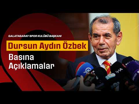 🔴 Galatasaray Spor Kulübü Başkanı Dursun Aydın Özbek’ten basın mensuplarına açıklamalar thumbnail