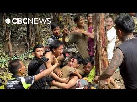4 rescued from flooded Laos cave, search continues for 2 missing thumbnail
