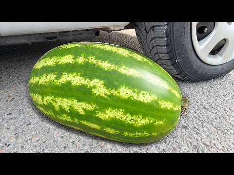 WATERMELON COCA COLA BALLOON VS CAR, Coca Cola Zero, PowerAde, Fanta, Sprite, Fruko and Mentos Diff thumbnail