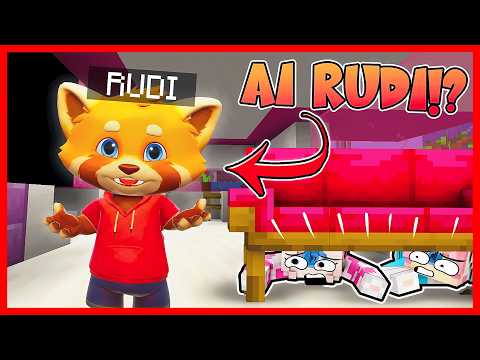 ATUN & MOMON SEMBUNYI DIBAWAH SOFA DARI TEROR BAD AI RUDI !! Feat @sapipurba Minecraft thumbnail