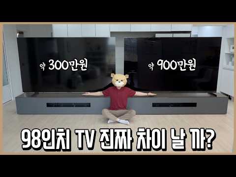 초대형 TV에 미친인간이 집 바꿔가며 화질 비교해 봄 thumbnail