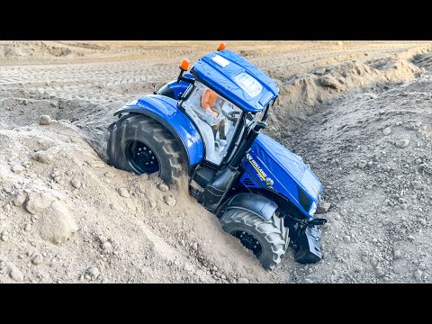 RC TRACTORS, ROLLER STUCK AND RESCUE, RC TRUCKS COLLECTION! thumbnail