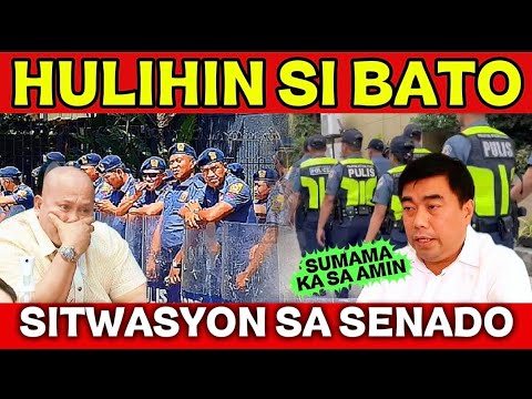 NBI TARGET SI  SEN BATO SA LOOB NG SENADO MGA PULIS NAKA PALIBOT  thumbnail