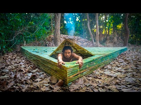 Mind Blowing Underground Villa With Swimming Pool Built by Hand in the Jungle thumbnail