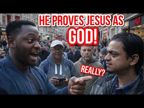Christian proving Jesus as God! Really? Mansur Vs Christian | Speakers Corner | Hyde Park thumbnail