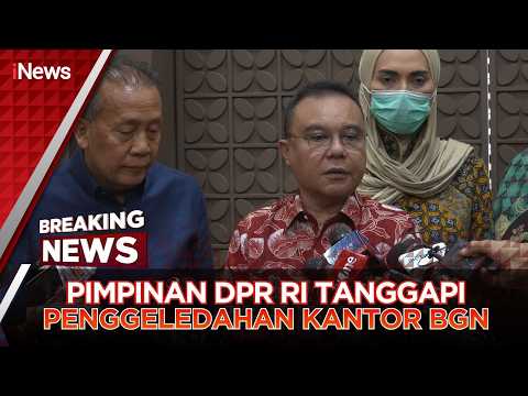 🔴BREAKING NEWS - Wakil Ketua DPR Sufmi Dasco Tanggapi Penggeledahan Kantor BGN (03/06) thumbnail