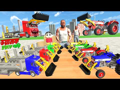 ভয়ংকর JCB Innova Truck Vs Horror JCB Tractor | Horror Car Attack | Indian Bike Driving 3D thumbnail