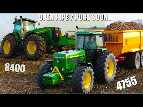 Open Pipe Sensation | JOHN DEERE 4755 & 8400 | Potato Harvest / Ploughing & Drilling | Goense Farms thumbnail