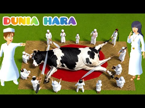 Yuta si Miskin Jadi Tukang Potong Sapi Kurban Emas Vs Anak Juragan Sapi | Dunia Hara Sakura thumbnail