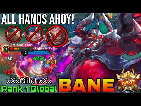 All Hands Ahoy! Bane Monster Jungler - Top 1 Global Bane by xXxGlitchxXx - Mobile Legends thumbnail