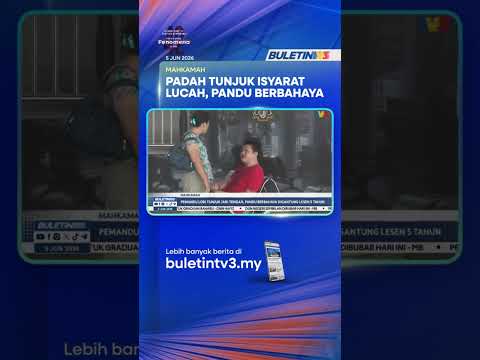 MAHKAMAH | Pemandu Lori Tunjuk Jari Tengah, Pandu Berbahaya Digantung Lesen 5 Tahun thumbnail