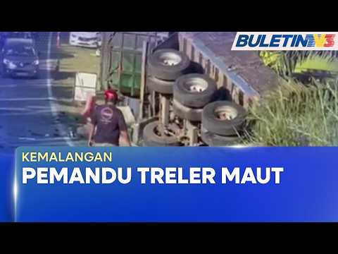 KEMALANGAN | Pemandu Lori Maut, Nahas Babit Empat Kenderaan thumbnail