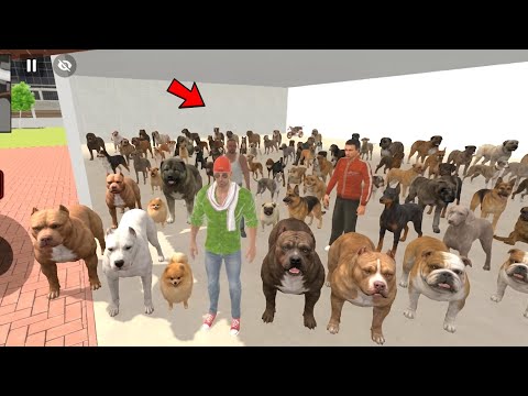 Jack & Franklin Hide Unlimited bodybuilder Dogs In Garage ? Indian Theft Auto Simulator ? #dog  thumbnail