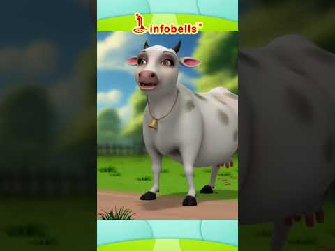 Gaiya Meri Aati Hai - Cow Song | Hindi Rhymes for Kids | Infobells #hindirhymes #balgeet #cowsong thumbnail