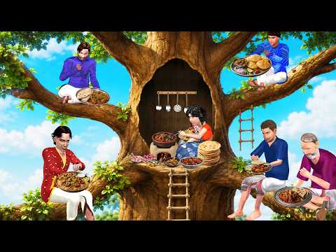 गरीब का पेड़ वाला ढाबा Ped Ka Dhaba Restaurant Chicken Biryani Hindi Kahaniya Moral Stories in Hindi thumbnail
