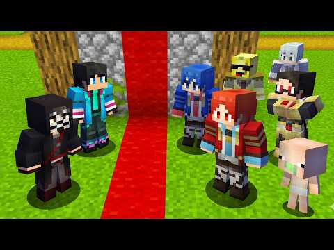 ラインで２つに分かれて真剣勝負　先生vs生徒【 マイクラ / マインクラフト 】 thumbnail