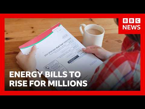 Energy bills to rise for millions as impact of Iran war hits | BBC News thumbnail