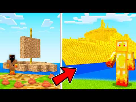 Evoluí CRUZEIRO de POBRE até CRUZEIRO de MILIONÁRIO no Minecraft! thumbnail