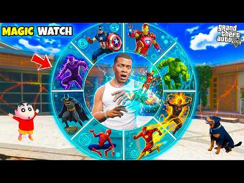 Franklin Become EVERY SUPERHERO Using Magical Super Watch?? Most Shocking Video thumbnail