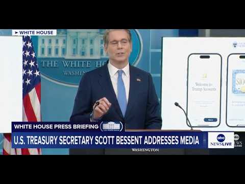 Treasury Secretary Scott Bessent holds the White House press briefing: LIVE thumbnail