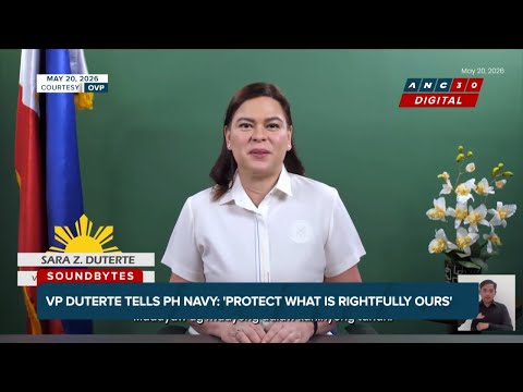 WATCH: VP Sara Duterte leaves message to PH Navy as country marks Philippine Navy Day | ANC thumbnail