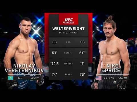 UFC Vegas 113 : Веретенников VS Прайс thumbnail