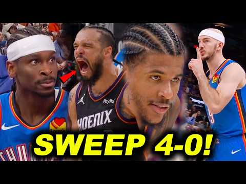 SWEEP 4-0! Pinatahimik ni Caruso si Dillon Brooks sa Game 4! gigil na gigil si SGA | OKC vs PHX thumbnail