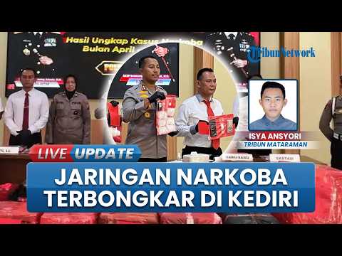 Polres Kediri Bongkar Sindikat Jaringan Narkoba, Aparat Sita Barang Bukti Senilai Lebih Rp1 Miliar thumbnail