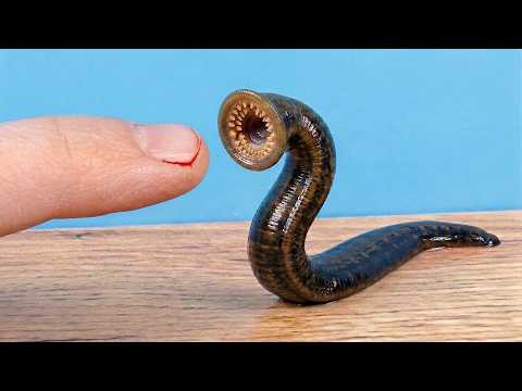 ¡Mi nueva mascota es una SANGUIJUELA SANGUINARIA! ¿Con qué debo alimentarla? 😱 thumbnail