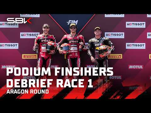 FIRST IMPRESSIONS: Top 3 reacts to a thrilling Race 1 at Aragon 🎙️ | 2026 #AragonWorldSBK 🇪🇸 thumbnail