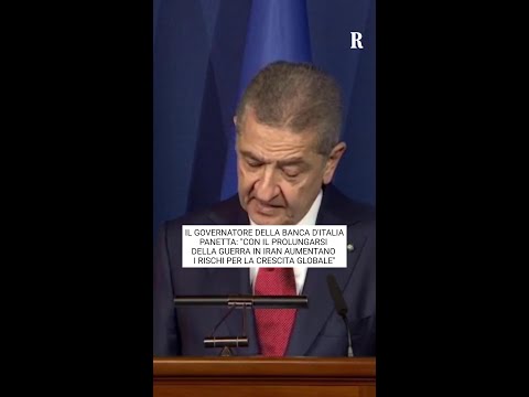 Panetta: "Con il prolungarsi della guerra, aumentano i rischi per la crescita globale" thumbnail