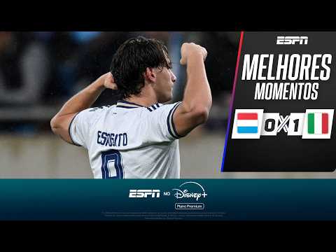 FORA DA COPA DO MUNDO, ITÁLIA BATE LUXEMBURGO EM AMISTOSO EM RETOMADA PARA 2030 | MELHORES MOMENTOS thumbnail