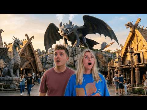 First Time at Epic Universe (HOW TO TRAIN YOUR DRAGON LAND) thumbnail