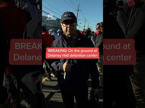 BREAKING: On the ground at Delaney Hall detention center thumbnail