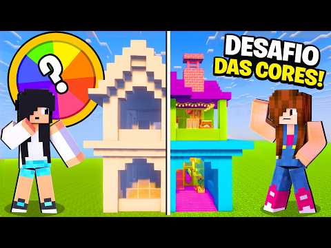DESAFIO DAS CORES NO MINECRAFT! (Desafios Minegirl) thumbnail