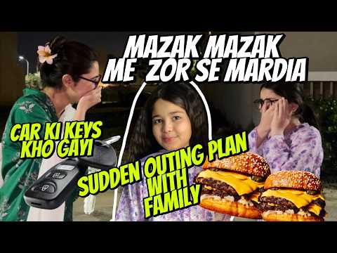 Aayat Arif II Mazak Mazak me Żor se lagayi (SUDDEN OUTING PLAN with Family) II vlog thumbnail