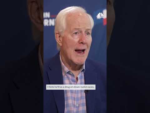 John Cornyn says Ken Paxton puts Republican Senate seat at risk against James Talarico thumbnail