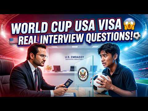 Latest U.S. Visa Interview | FIFA World Cup Athlete Visa ?? thumbnail