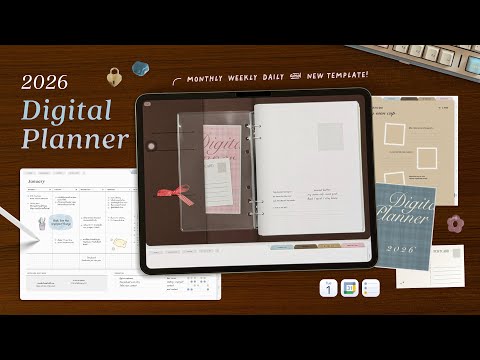 2026 Digital Planner Setup Guide ? เปิดเล่มแพลนเนอร์ประจำร้าน, New! Template + วิธีดาวน์โหลด thumbnail
