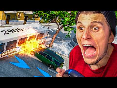 Autofahrer rastet AUS im Bus Simulator in BeamNG thumbnail