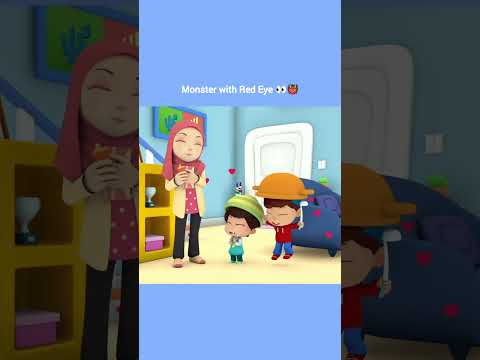 Monster with Red Eyes 👹👹 | Islamic Series & Songs For Kids | Omar & Hana English thumbnail