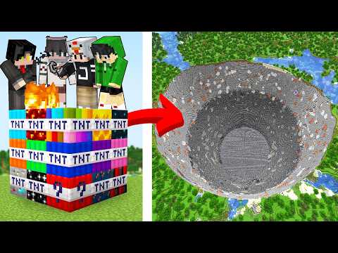 Testing 100 Illegal TNT In Minecraft! thumbnail