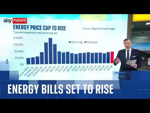 Ofgem announce energy price cap set to rise by 13% thumbnail
