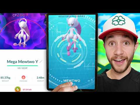 I Caught the First Ever MEGA Mewtwo thumbnail