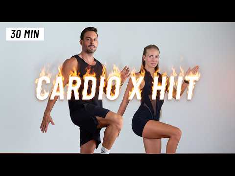 30 MIN CARDIO HIIT WORKOUT - ALL STANDING - Full Body, No Equipment thumbnail