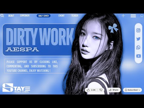 [DAILY COVER] AESPA (더러운 일) "Dirty Work" cover by @Stayemuisclabel  thumbnail