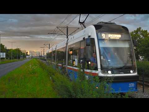 Poland, Bydgoszcz, tram 9 ride from Wyżyny to Opera thumbnail