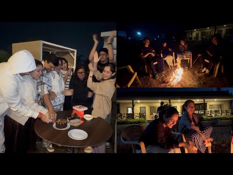 New years at farmhouse | New year vlog thumbnail